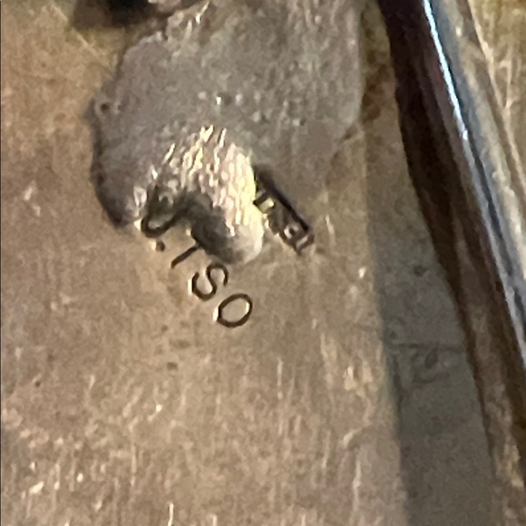 Sterling silver Native American belt buckle - Picture 3 of 4